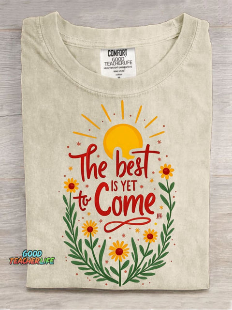 The Beat Is Yet To Come Decoration Pattern T-shirt