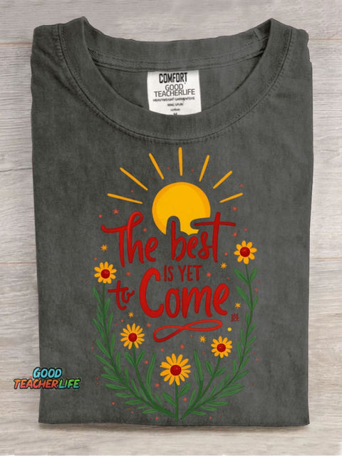 The Beat Is Yet To Come Decoration Pattern T-shirt