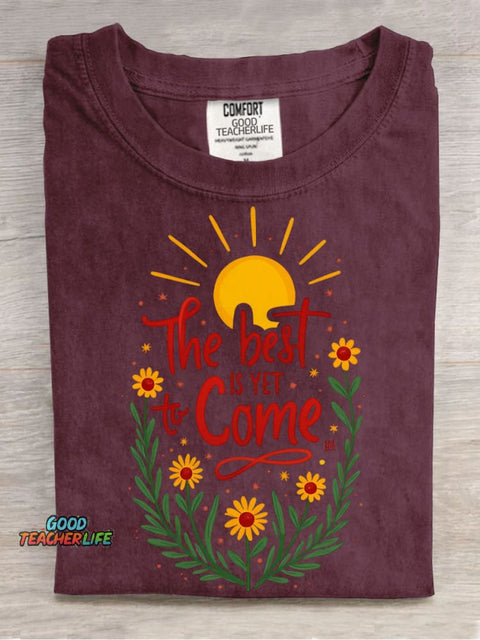 The Beat Is Yet To Come Decoration Pattern T-shirt