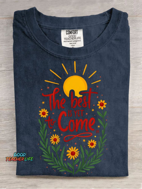 The Beat Is Yet To Come Decoration Pattern T-shirt