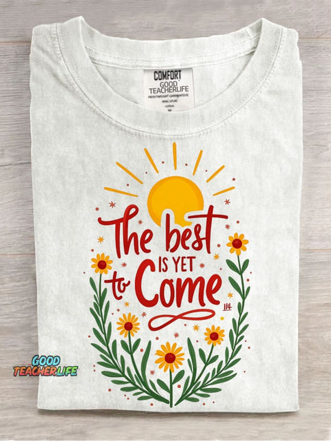 The Beat Is Yet To Come Decoration Pattern T-shirt