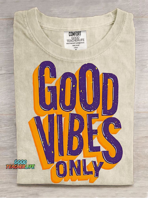 Good Vibes Only Decorative Patterns T-shirt