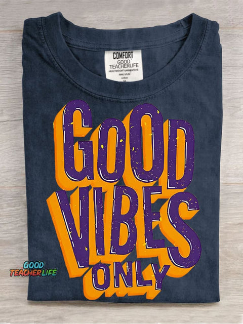 Good Vibes Only Decorative Patterns T-shirt