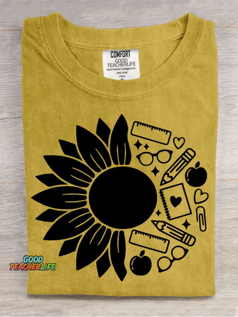Teacher Decorative Pattern T-shirt