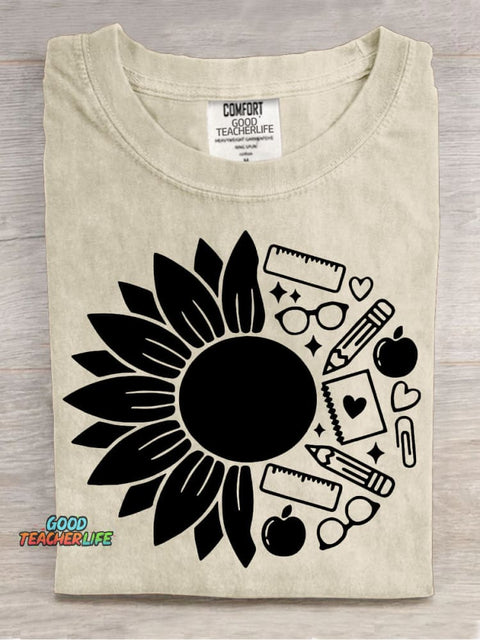 Teacher Decorative Pattern T-shirt