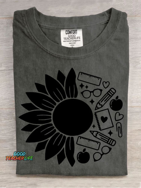 Teacher Decorative Pattern T-shirt