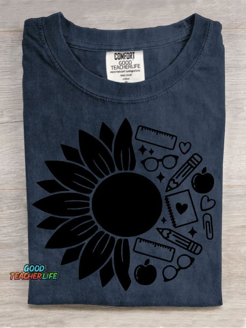 Teacher Decorative Pattern T-shirt