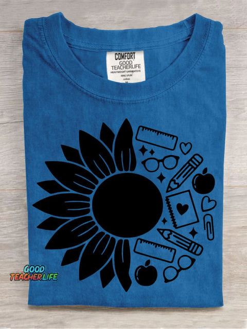 Teacher Decorative Pattern T-shirt