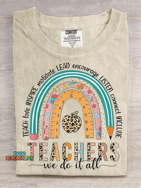 Teacher Decorative Pattern T-shirt
