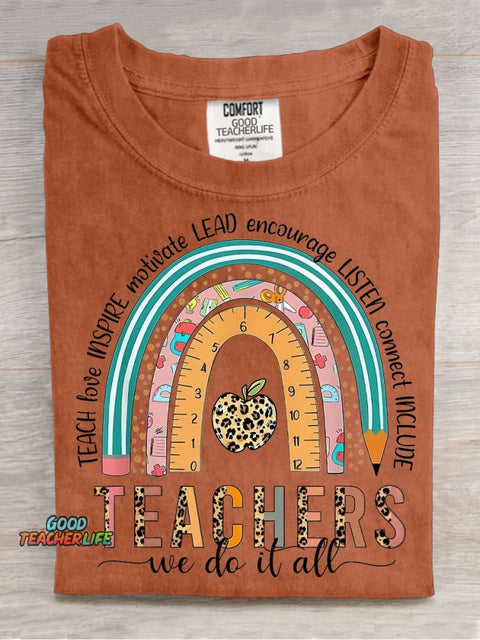 Teacher Decorative Pattern T-shirt