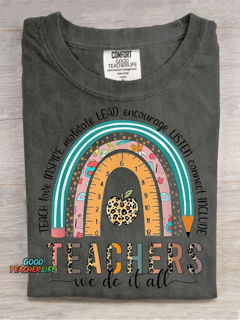 Teacher Decorative Pattern T-shirt