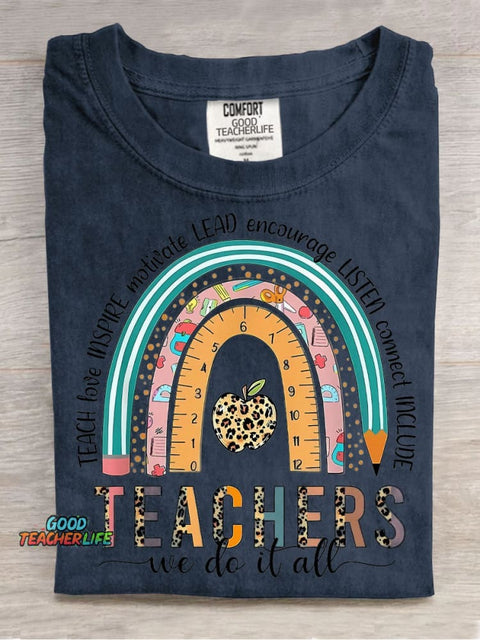 Teacher Decorative Pattern T-shirt