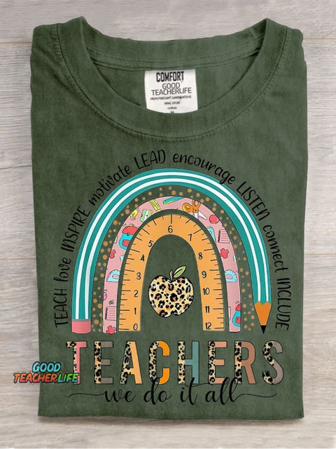 Teacher Decorative Pattern T-shirt