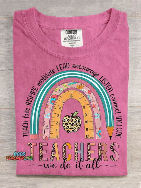 Teacher Decorative Pattern T-shirt