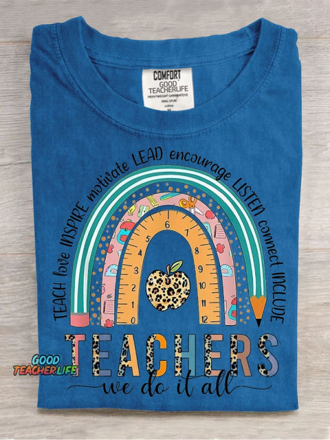 Teacher Decorative Pattern T-shirt