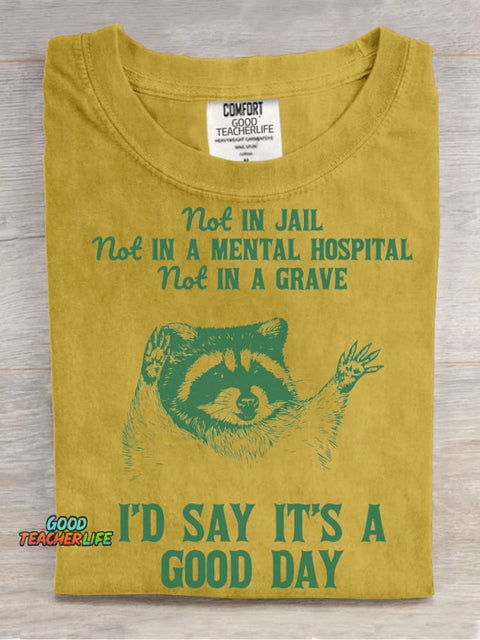 It's A Good Day Decorative Pattern T-shirt