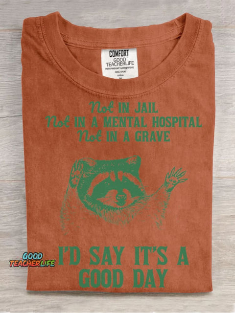 It's A Good Day Decorative Pattern T-shirt