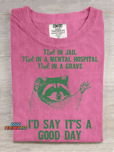 It's A Good Day Decorative Pattern T-shirt