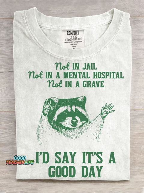 It's A Good Day Decorative Pattern T-shirt