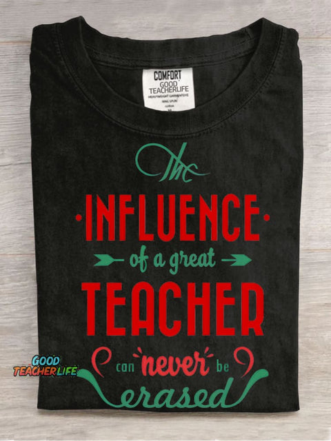 Teacher Decorative Pattern T-shirt