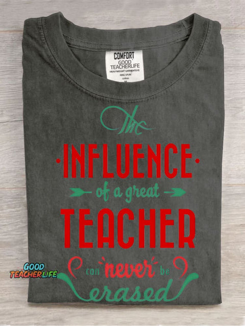 Teacher Decorative Pattern T-shirt
