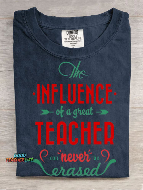 Teacher Decorative Pattern T-shirt