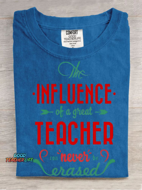 Teacher Decorative Pattern T-shirt
