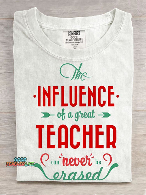 Teacher Decorative Pattern T-shirt