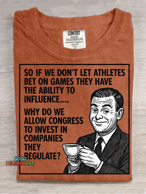 Government Jokes Decorative Pattern T-shirt