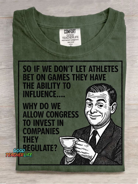 Government Jokes Decorative Pattern T-shirt