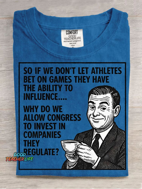 Government Jokes Decorative Pattern T-shirt