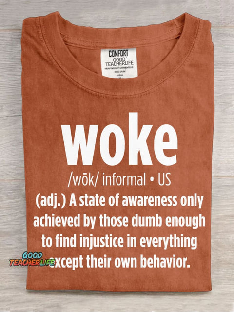 Work Decorative Pattern T-shirt