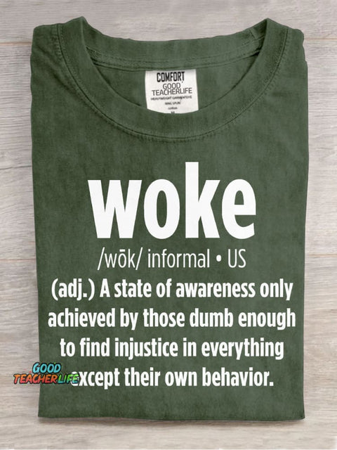 Work Decorative Pattern T-shirt