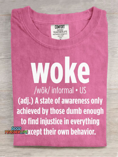Work Decorative Pattern T-shirt