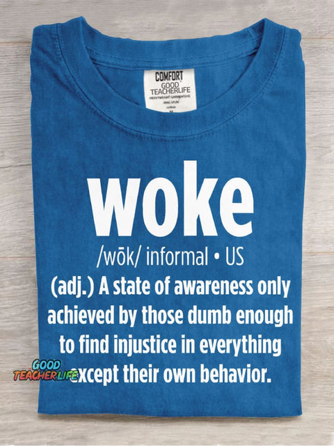 Work Decorative Pattern T-shirt