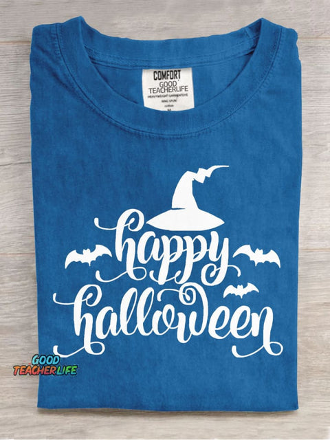 Happy Halloween Decorative Pattern T-shirt