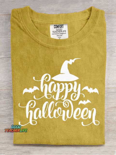 Happy Halloween Decorative Pattern T-shirt