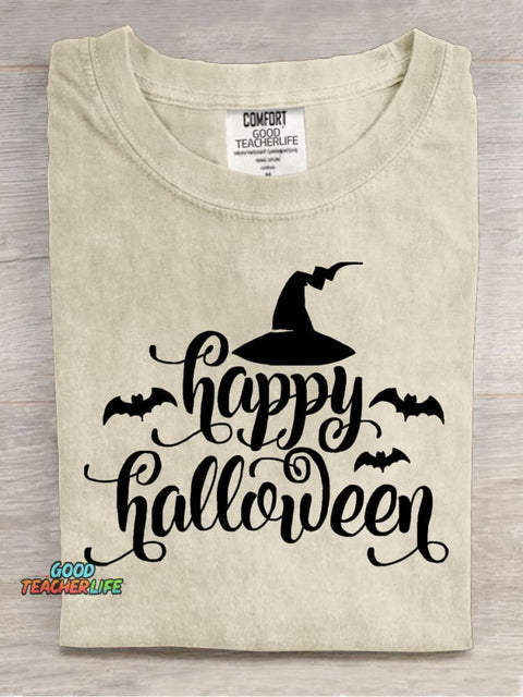 Happy Halloween Decorative Pattern T-shirt