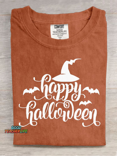 Happy Halloween Decorative Pattern T-shirt