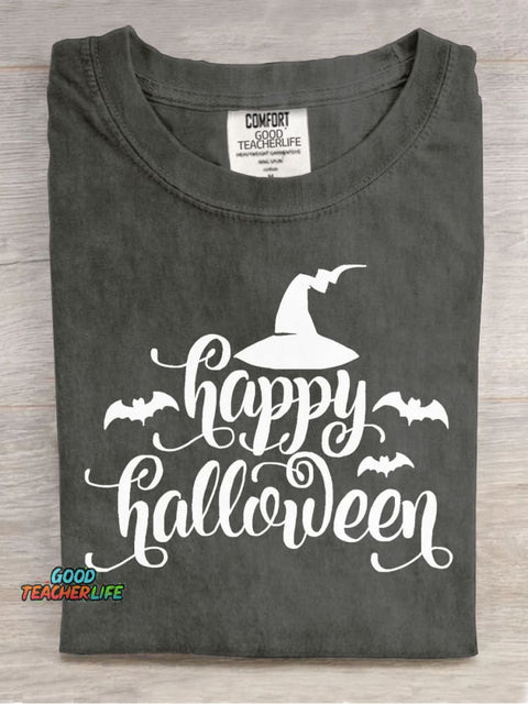 Happy Halloween Decorative Pattern T-shirt