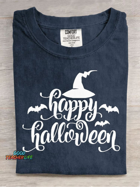Happy Halloween Decorative Pattern T-shirt