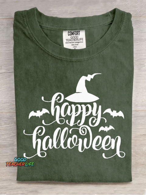 Happy Halloween Decorative Pattern T-shirt