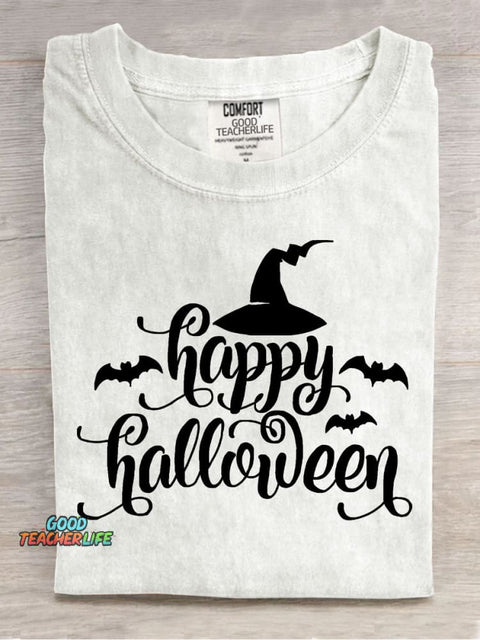 Happy Halloween Decorative Pattern T-shirt