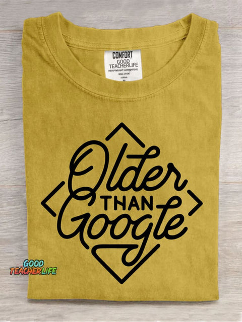 Older Than Google Decorative Pattern T-shirt