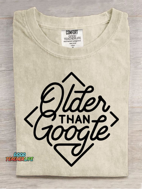 Older Than Google Decorative Pattern T-shirt