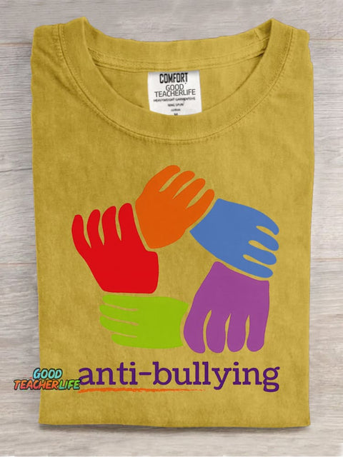 Anti-bullying Decorative Pattern T-shirt