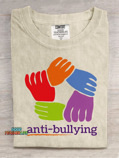 Anti-bullying Decorative Pattern T-shirt