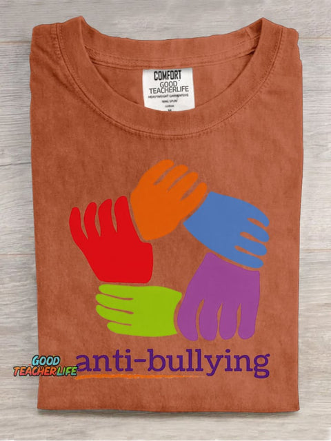 Anti-bullying Decorative Pattern T-shirt