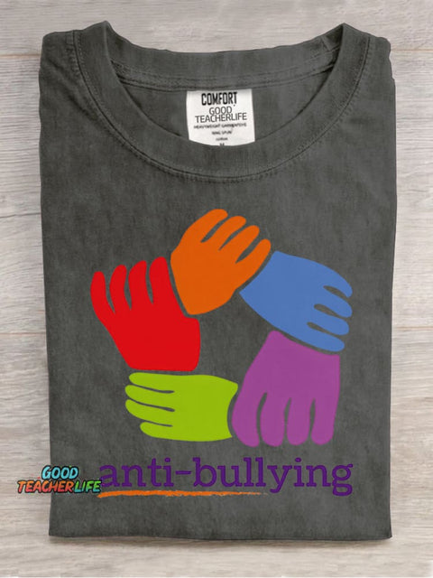 Anti-bullying Decorative Pattern T-shirt