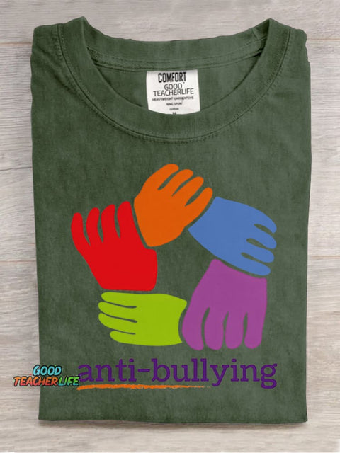 Anti-bullying Decorative Pattern T-shirt